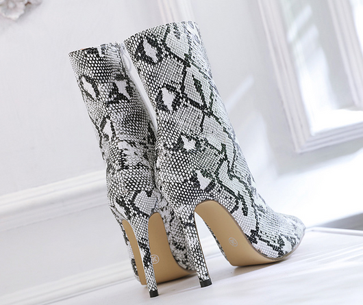 Botas Stiletto Serpiente Puntiagudas Sexy para Mujer - Image 6