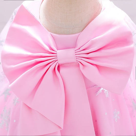 Vestido Infantil de Fiesta con Gran Lazo - Image 28