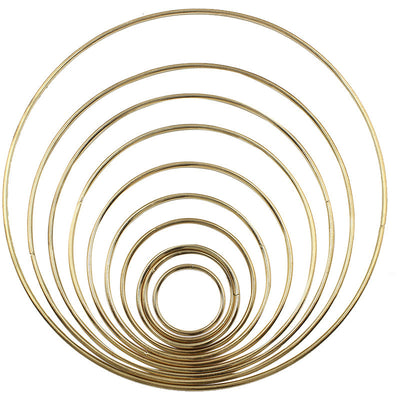 Atrapasueños Dorado con Carillón de Viento - Decoración Floral de Hierro Forjado - Image 9
