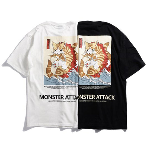 Camiseta Estampada Unisex de Manga Corta
