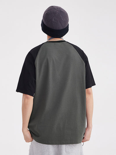 Camiseta Raglan Retro con Combinación de Colores para Hombre - Image 10