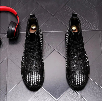 Botas Martin para Hombre con Detalles de Cristal Rhinestone - Image 27