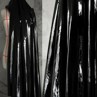 Tela Impermeable de Cuero Lacado TPU con Brillo Cristalino y Elasticidad - Image 10