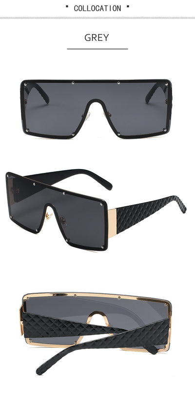 Gafas de Sol Cuadradas Oversized con Personalidad para Mujer - Image 16