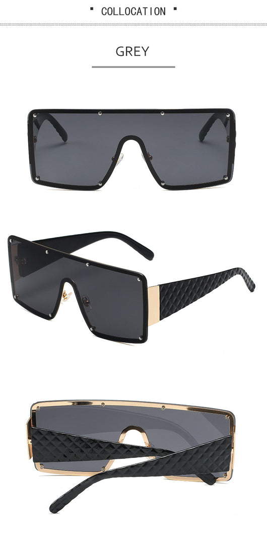 Gafas de Sol Cuadradas Oversized con Personalidad para Mujer - Image 16