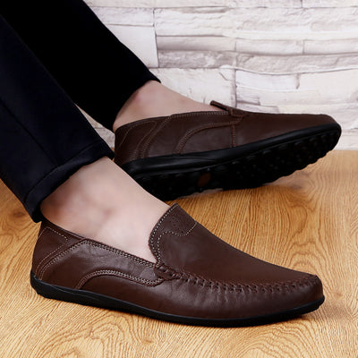 Zapatos Casuales de Cuero para Hombre Talla Grande - Mocasines Cómodos - Image 11