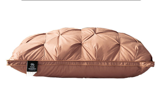 Juego de Almohadas de Plumas de Ganso Blanco con Protectores de Cuello - Image 10