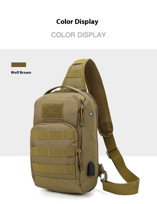 Bolsa Táctica Crossbody Camuflaje para Hombre - Gran Capacidad Multifuncional - Image 25