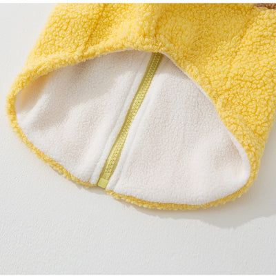 Abrigo Polar para Perros Pequeños con Osito Bordado y Bolsillos Escoceses - Image 23