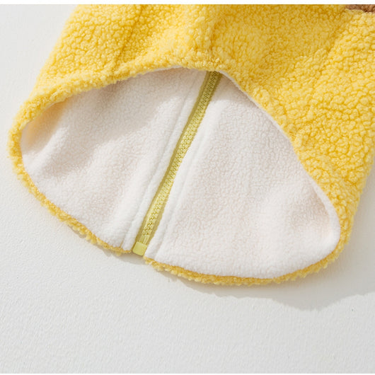 Abrigo Polar para Perros Pequeños con Osito Bordado y Bolsillos Escoceses - Image 23