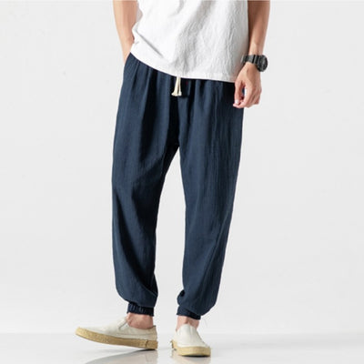 Pantalones Cortos de Lino para Hombre - Image 10