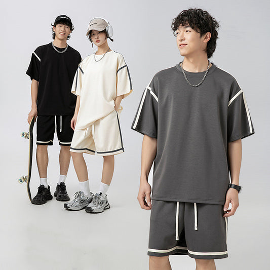 Conjunto de Playera y Shorts Holgados para Hombre - Comodidad Total