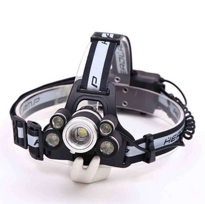 Linterna Frontal LED 5T6 Recargable USB con Silbato SOS - Image 3