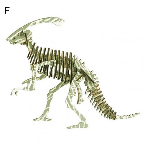Puzzle 3D de Tiranosaurio en Madera - Juguete Educativo para Niños - Image 7
