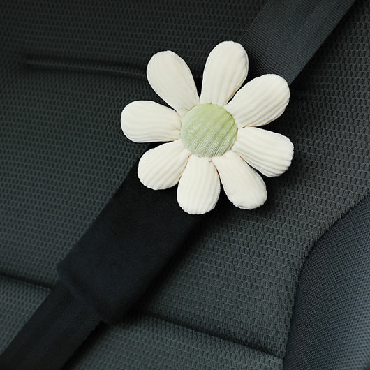 Reposacabezas de Peluche Floral para Auto - Image 5