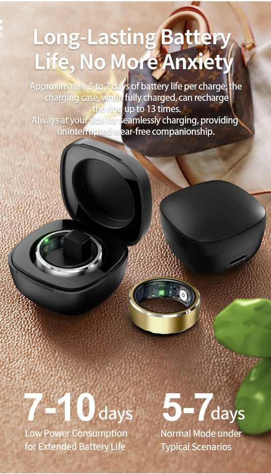 Anillo Inteligente Deportivo con Monitor de Frecuencia Cardíaca y Oxígeno - Image 23