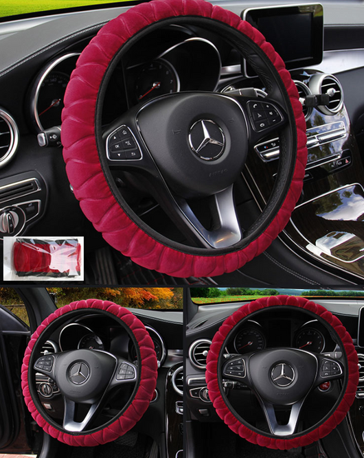 Funda de Peluche para Volante de Auto - Image 5
