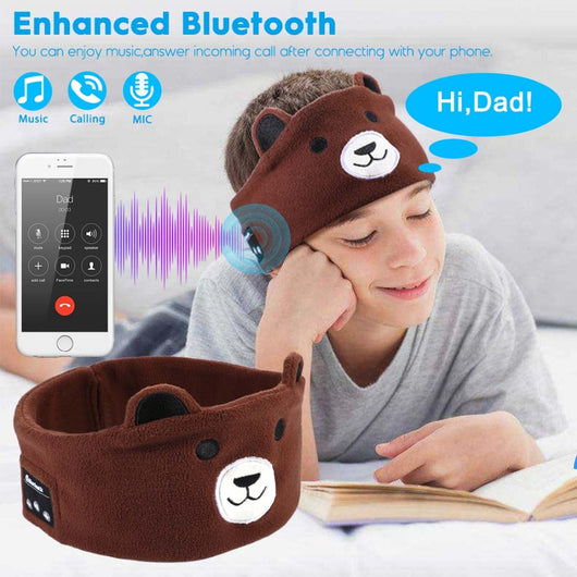 Diadema Auricular Bluetooth con Máscara de Descanso Diseño Animal - Image 7