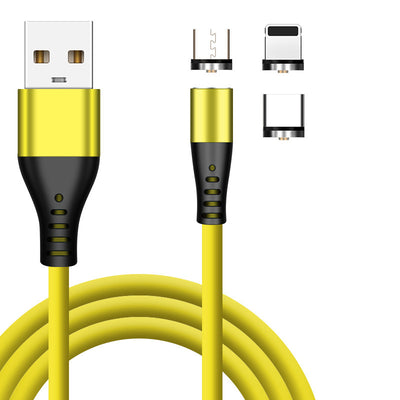 Cable Magnético 3 en 1 de Carga Rápida 2.1A con Silicona Líquida - Image 3