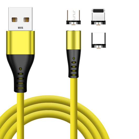 Cable Magnético 3 en 1 de Carga Rápida 2.1A con Silicona Líquida - Image 3