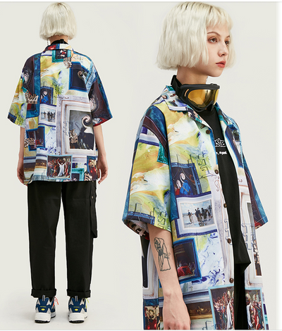 Camisa de Manga Corta Diseño Gugang Exclusivo