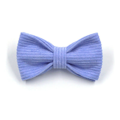 Collar Corduroy con Moño para Mascotas y Correa Integrada - Image 4