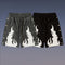 Shorts Contraste Terciopelo Flame con Solapa Doble