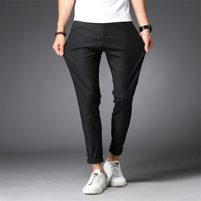 Pantalones Casuales Estilo Coreano Slim Fit - Image 14