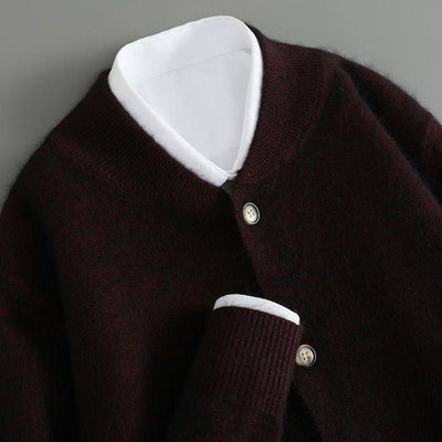 Cardigan Grueso y Cálido para Hombre - Suéter Holgado - Image 19