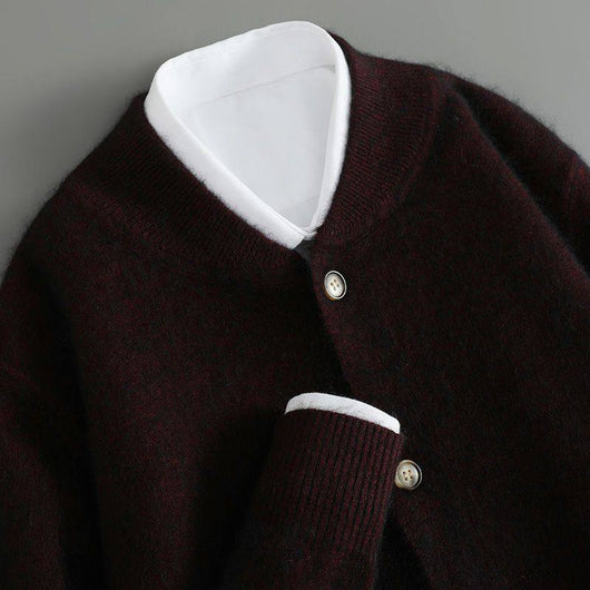 Cardigan Grueso y Cálido para Hombre - Suéter Holgado - Image 19