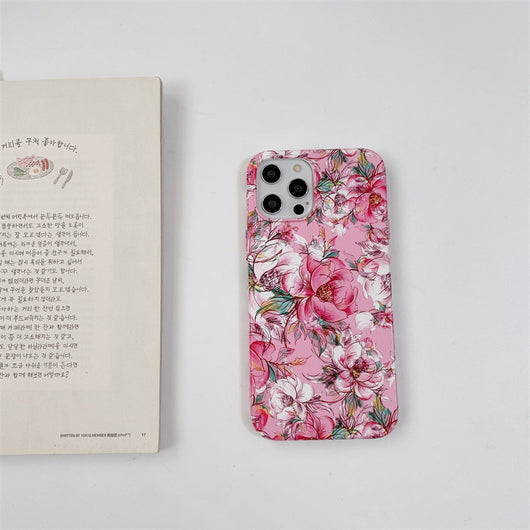 Funda Floral Sonriente Compatible con iPhone 11, 12, X, XS, XR, 8 Plus - Diseño Suave para Mujer - Image 4