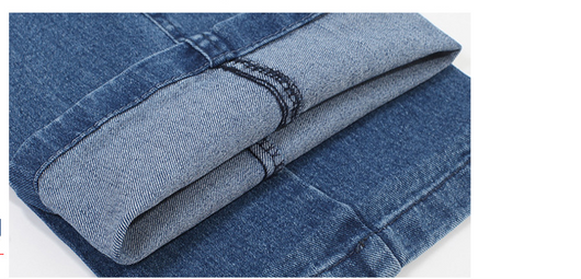 Pantalones Vaqueros Mujer Cintura Alta Stretch Pierna Recta Slim - Image 14