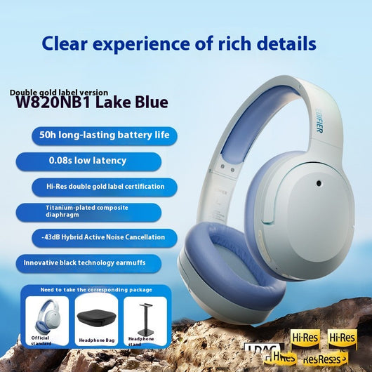Auriculares Bluetooth con Cancelación de Ruido Doble Gold Standard - Image 4