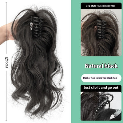 Peluca Larga Mujer Cabello Liso sin Encaje con Agarre Seguro - Image 3