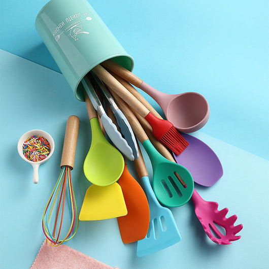 Set de Utensilios de Cocina en Silicona Resistente al Calor - Antiadherente y Duradero - Image 10