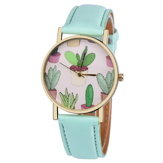 Reloj Pulsera Casual Diseño Cactus con Correa - Image 9