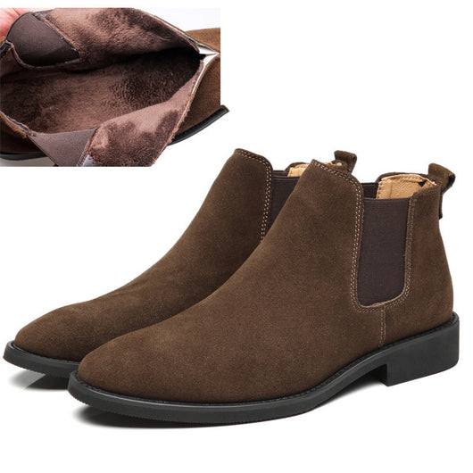 Botas de Cuero Puntiagudas Altas para Hombre - Image 21