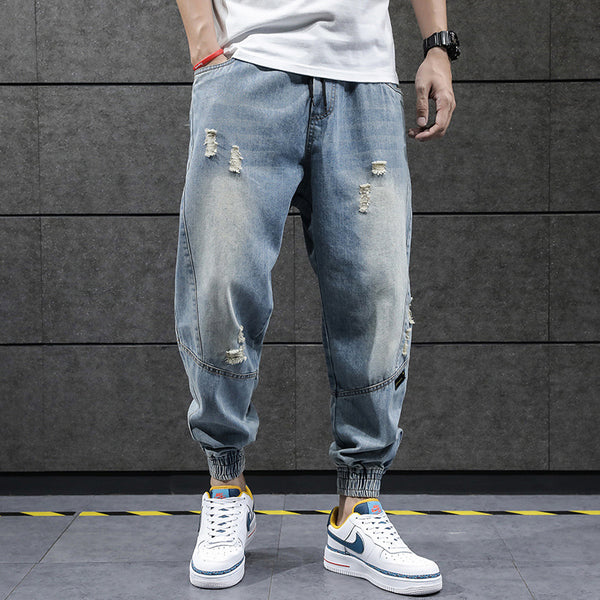 Pantalones Harem Coreanos Sueltos para Hombre - Estilo Casual y Moderno - Image 5