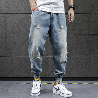 Pantalones Harem Coreanos Sueltos para Hombre - Estilo Casual y Moderno - Image 5