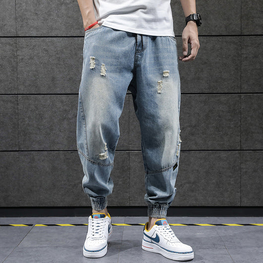 Pantalones Harem Coreanos Sueltos para Hombre - Estilo Casual y Moderno - Image 5