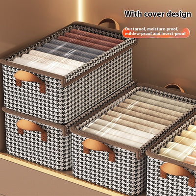 Caja Organizadora de Ropa Plegable de Gran Capacidad con Estructura de Acero
