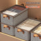 Caja Organizadora de Ropa Plegable de Gran Capacidad con Estructura de Acero