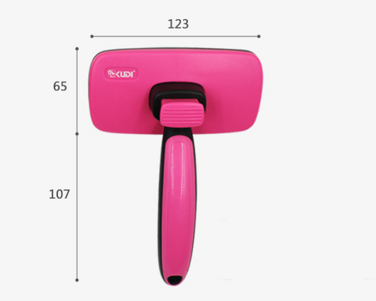 Peine Deslanador de Acero Inoxidable para Perros y Gatos - Cepillo Automático Antideslizante - Image 14