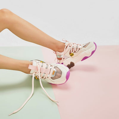 Tenis Oversized Bicolor - Estilo Urbano Moderno - Image 2