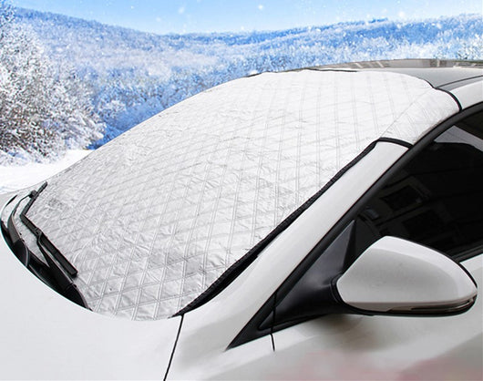 Protector Solar para Parabrisas con Revestimiento Plateado - Bloqueador de Nieve y Calor - Image 9