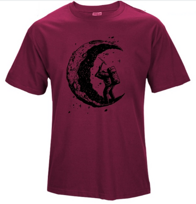 Playera Casual Hombre Estampado Luna - Cómoda y Versátil - Image 5