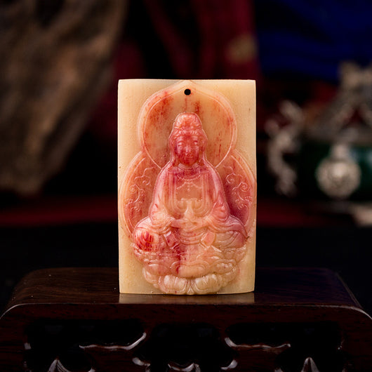 Colgante Buda en Hueso de Camello Tallado a Mano - Image 41