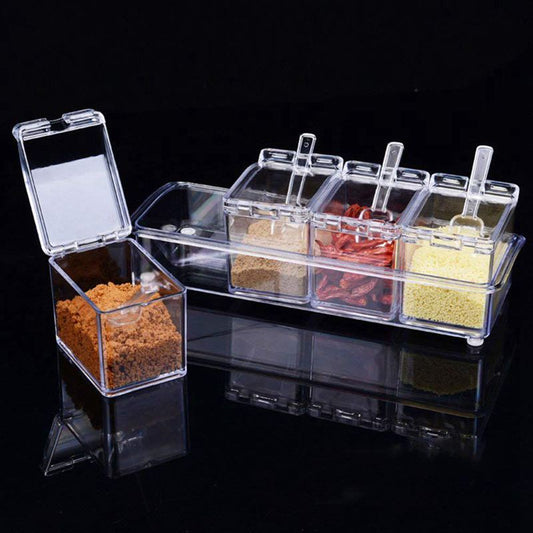 Organizador de especias transparente de acrílico para cocina - Image 2