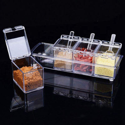 Organizador de especias transparente de acrílico para cocina - Image 2