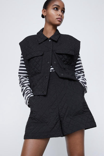 Shorts de Cintura Alta en Algodón Puro - Estilo Casual y Cómodo - Image 7